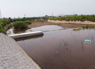 塩崎組の工事写真　渦井川水系　室川河川災害復旧工事