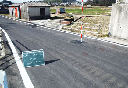 塩崎組の工事写真　川北汚水6-28枝線管渠工事